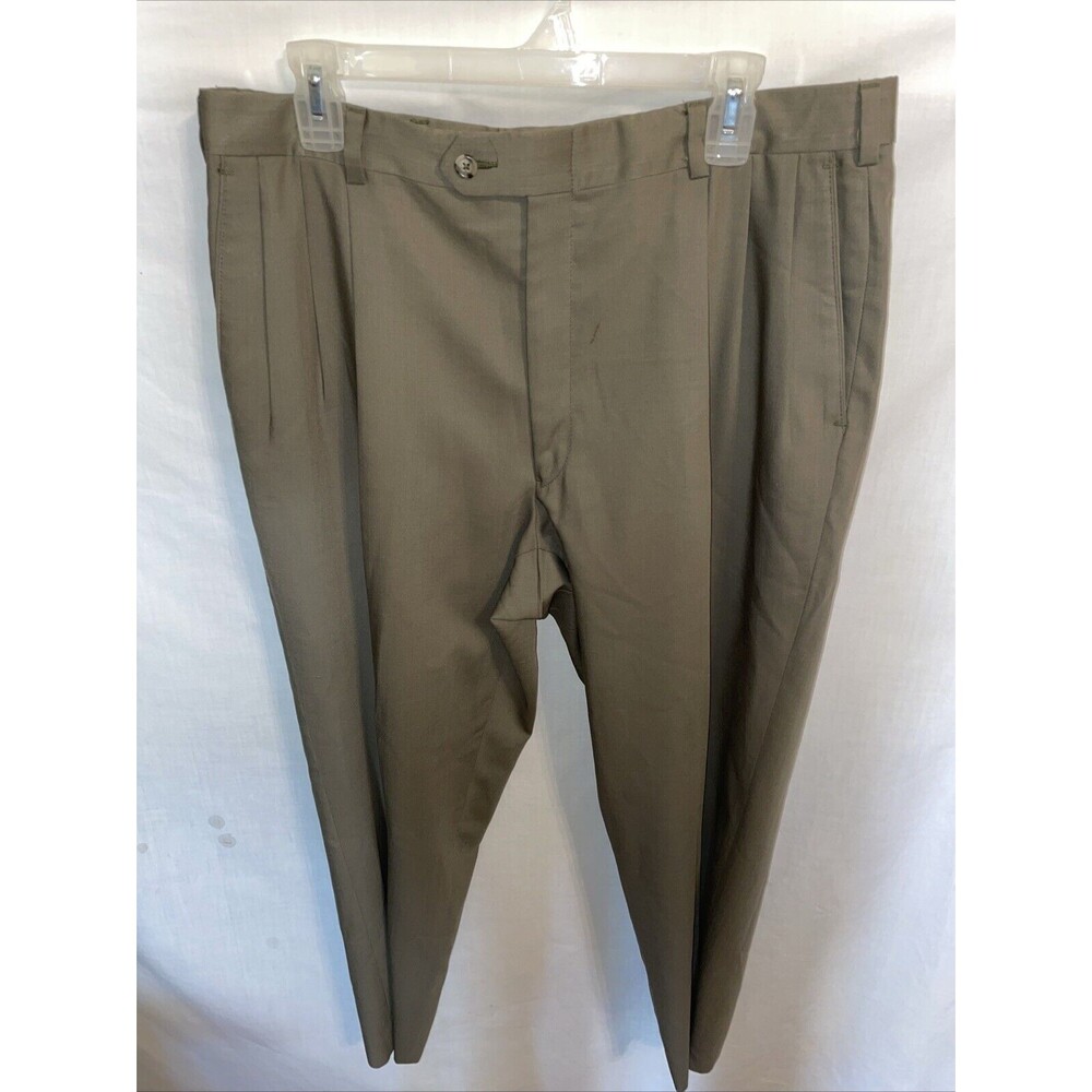Hart Schaffner Marx Men’s Dress Pants Size 35 Beige Business Formal City